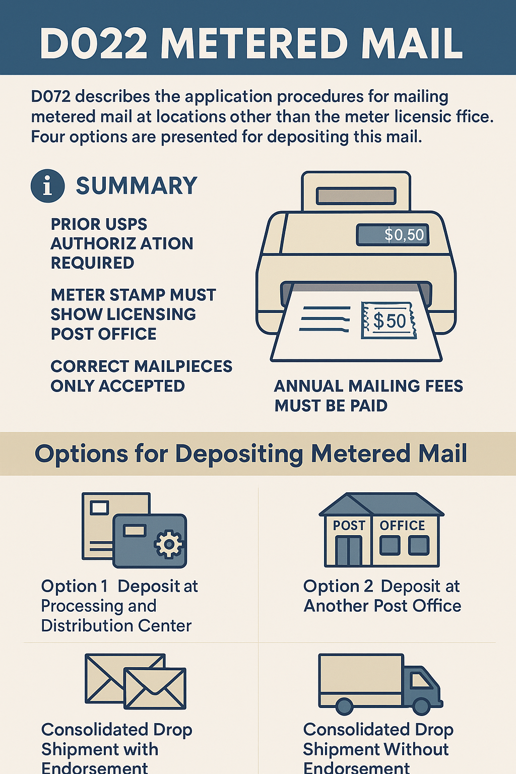 Metered Mail Infographic