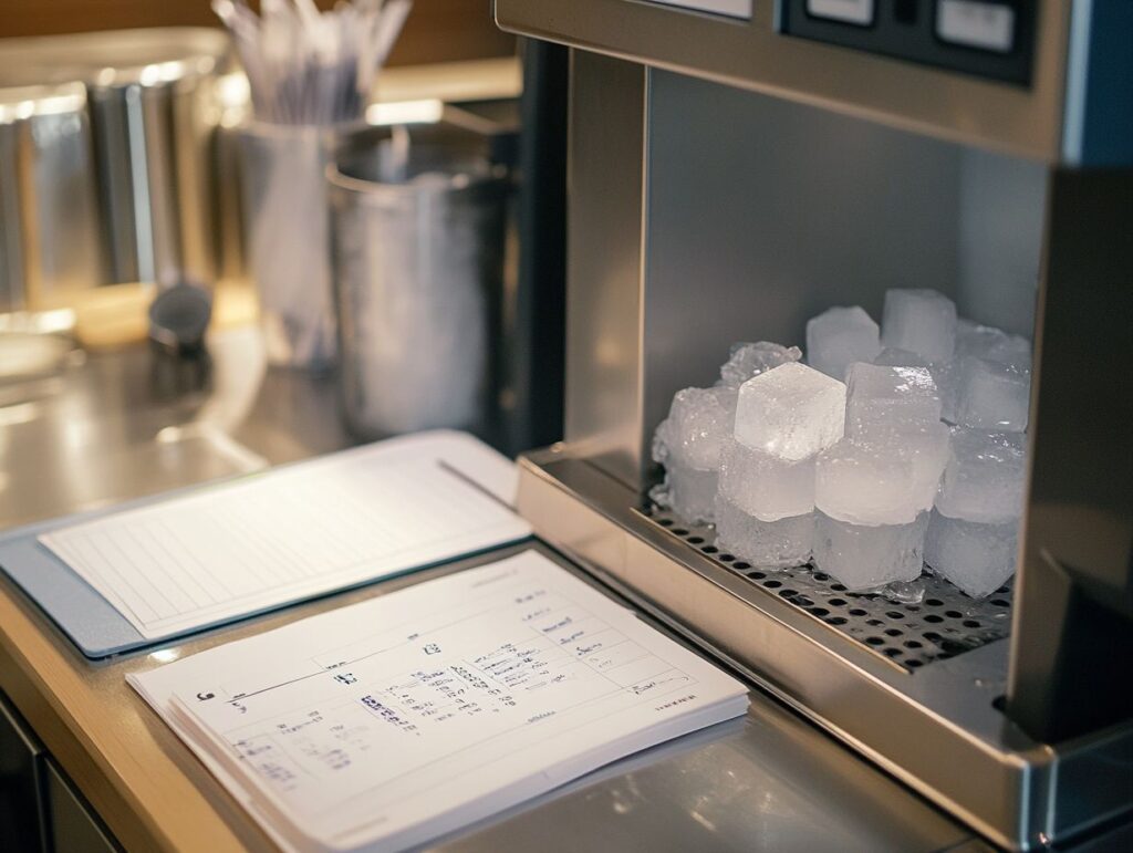 small commercial ice machine